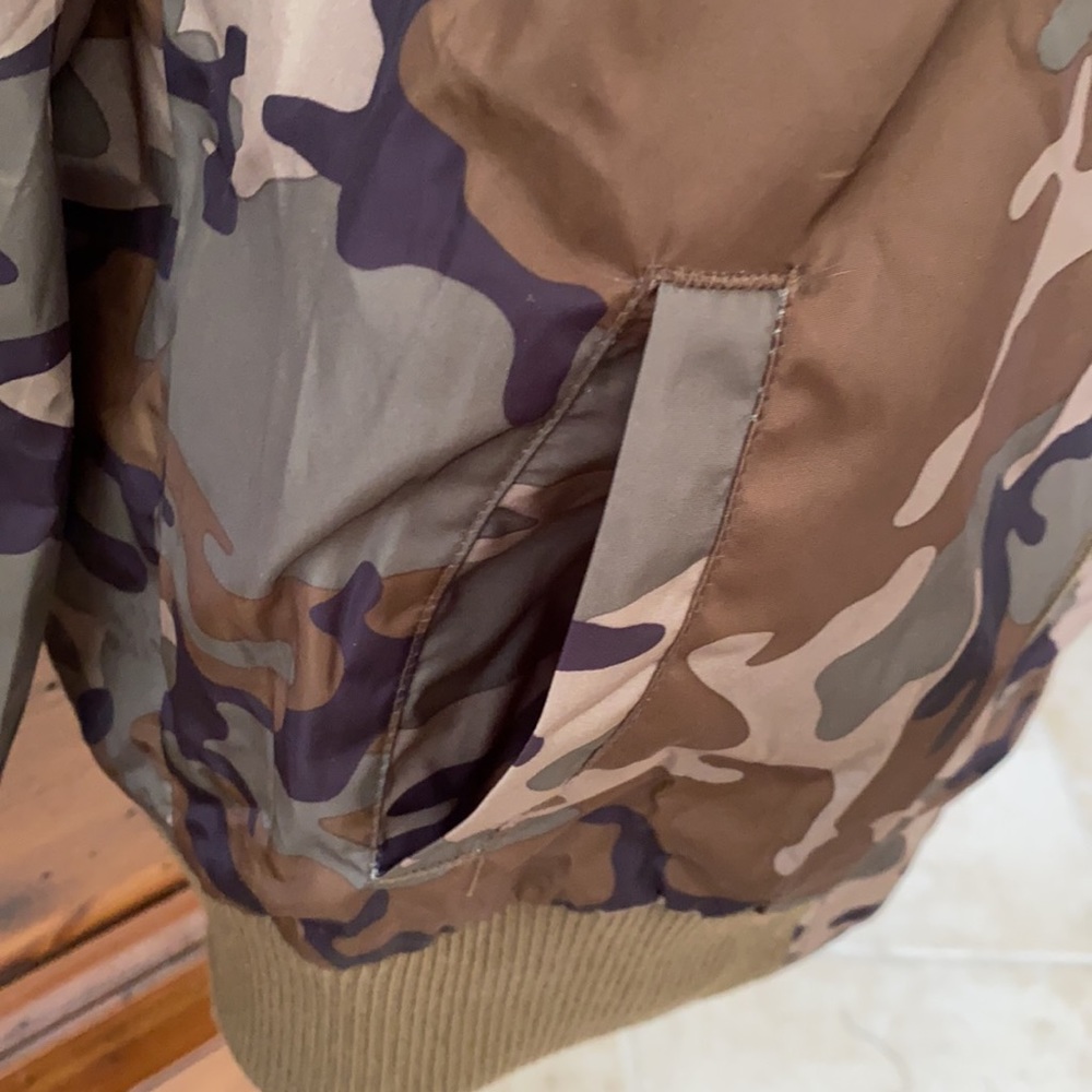 COPY - Windbreaker Camouflage Print Jacket - Picture 6 of 10